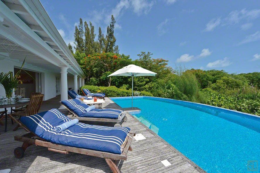 加勒比圣马丁岛普罗旺斯别墅泳池