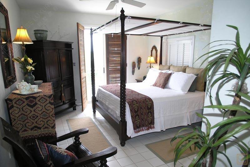 加勒比海圣克鲁斯岛蜻蜓别墅卧室