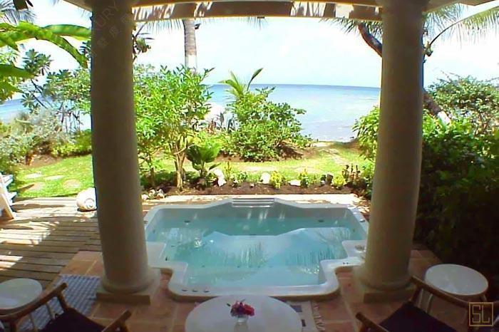 加勒比巴巴多斯岛芦苇湾4号泳池