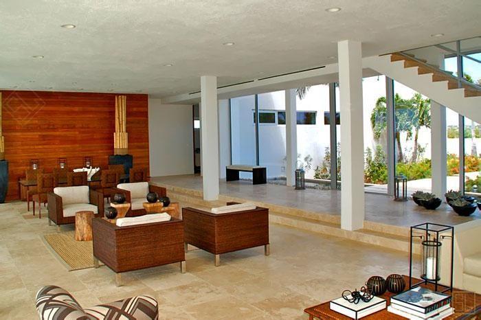 加勒比安圭拉海之涯别墅客厅