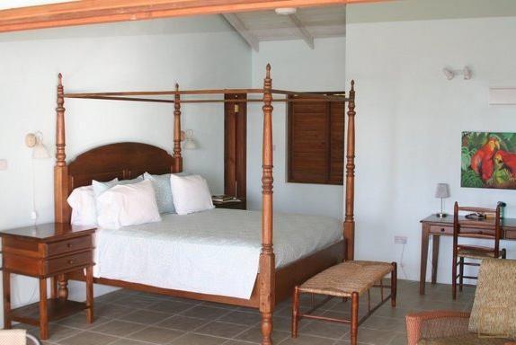 加勒比圣露西亚岛香格里拉芙蓉别墅卧室