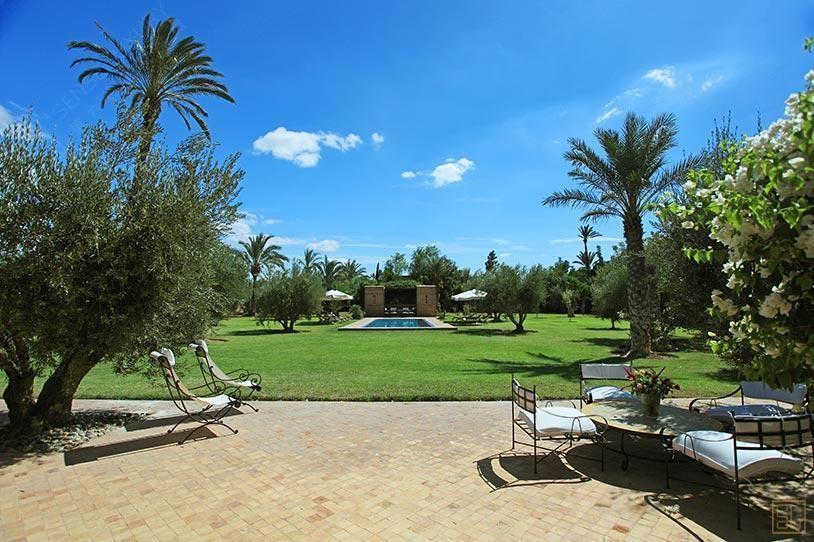 摩洛哥马拉喀什塞卡亚别墅私人花园