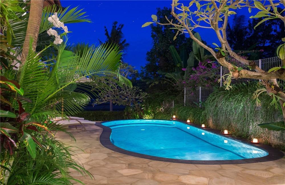 印尼巴厘岛佩纳瑞别墅泳池