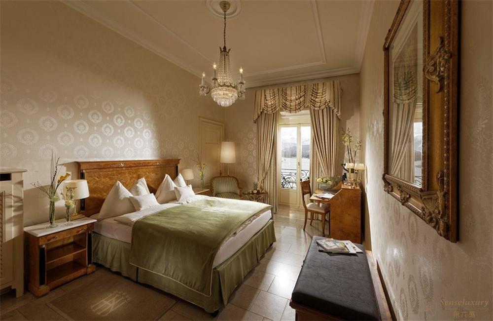瑞士卢塞恩国家酒店卧室
