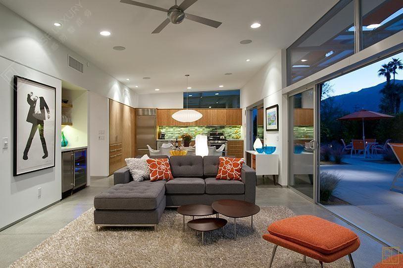 美国棕榈泉现代空间别墅沙发