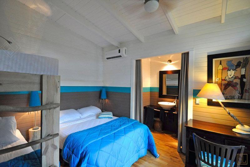 加勒比海哥斯达黎加海洋别墅卧室