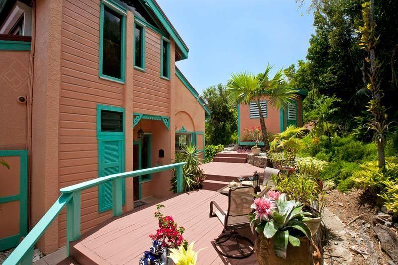 加勒比圣托马斯岛海之彩别墅庭院