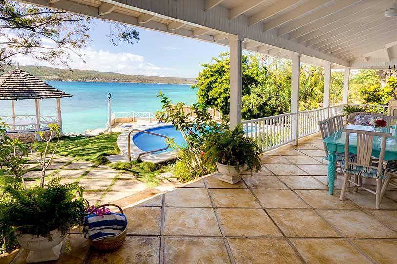 加勒比牙买加海天之恋别墅庭院