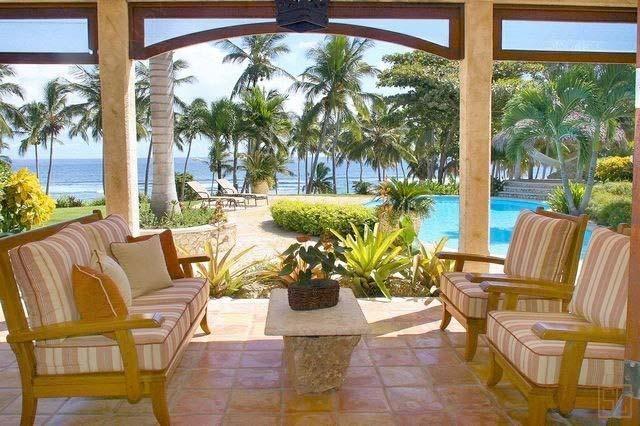 加勒比多米尼加共和国卡沙贝拉别墅客厅