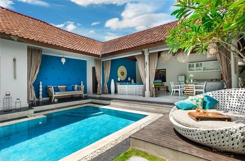 印尼巴厘岛天空之家别墅休闲区