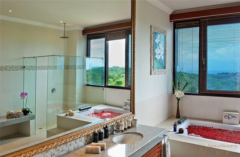 印尼巴厘岛天空之家别墅浴室