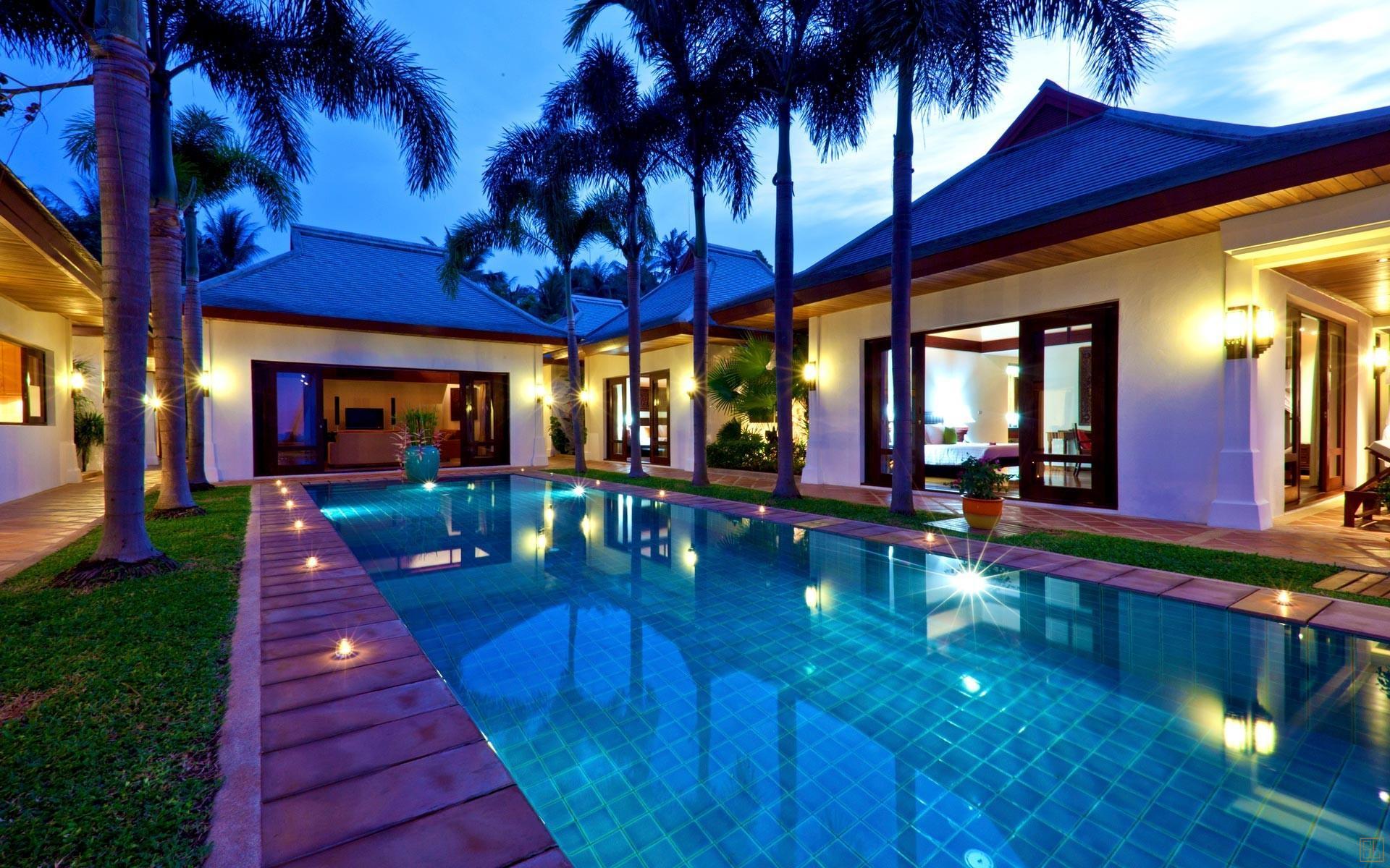 泰国苏梅岛密斯卡湾素馨别墅独立泳池