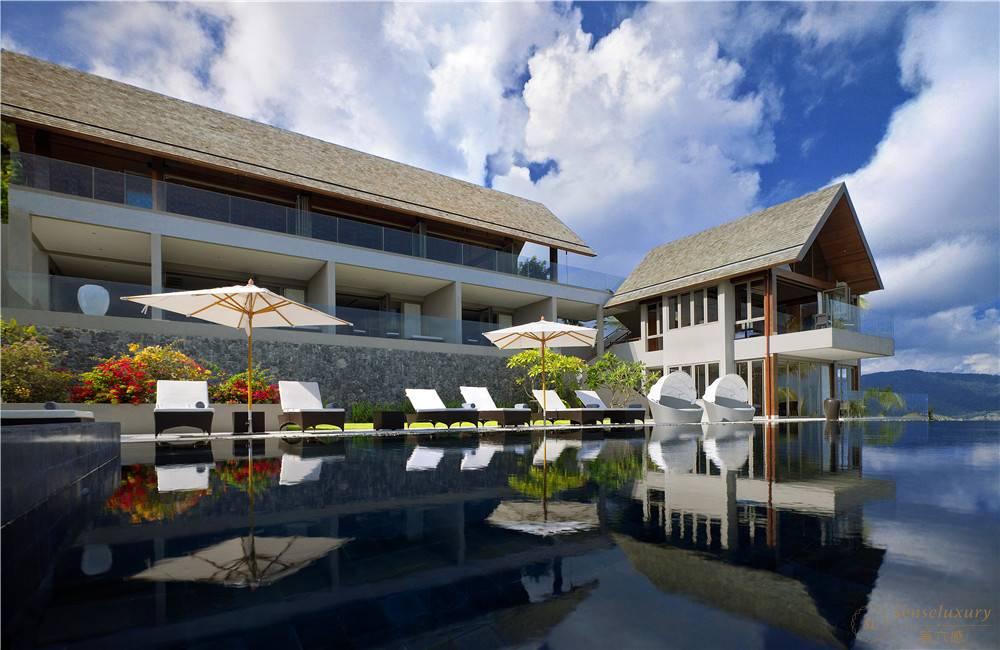 泰国苏梅岛天使别墅泳池