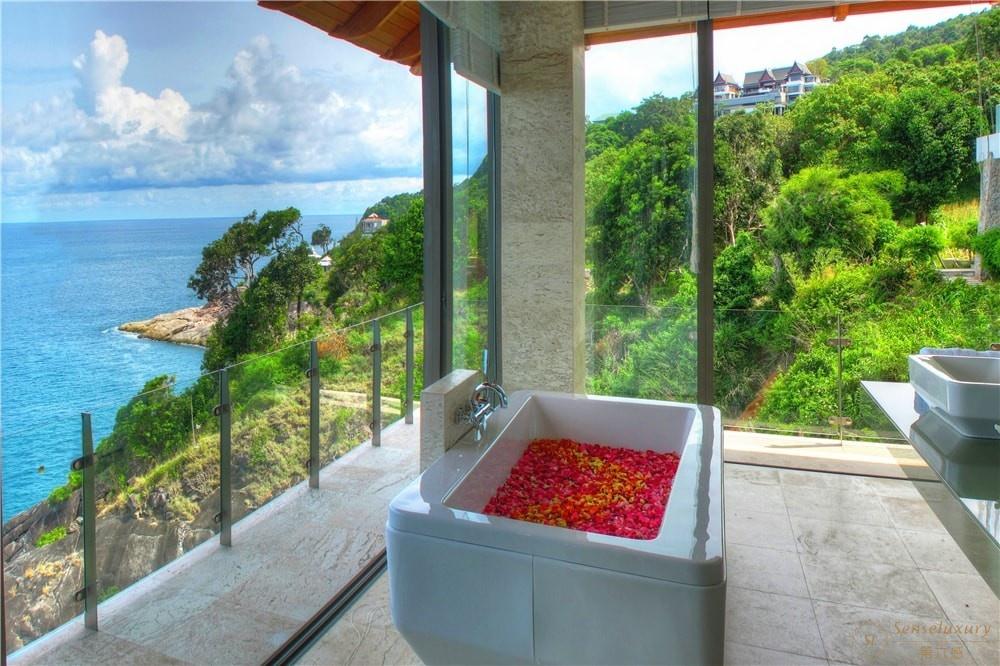 泰国普吉岛自由别墅浴缸