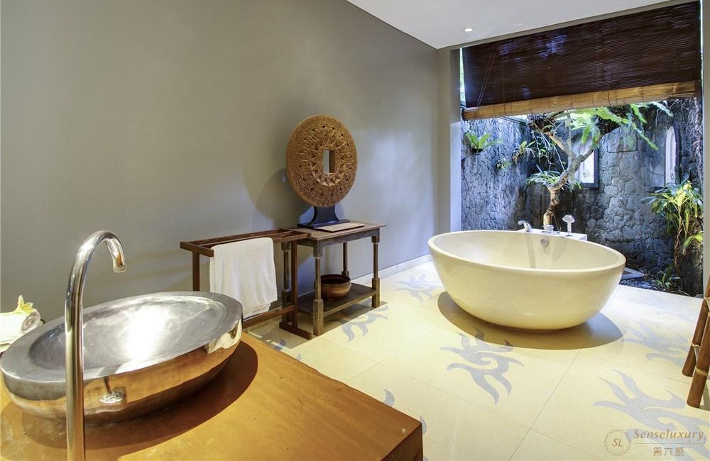 印尼巴厘岛汉萨别墅浴池