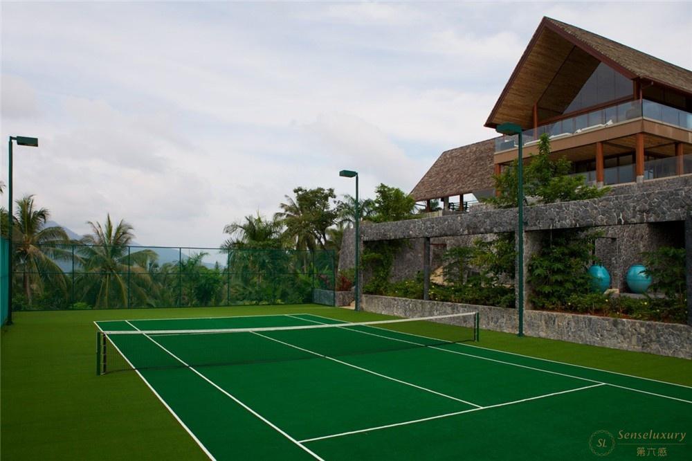 泰国苏梅岛帕安娜别墅网球场