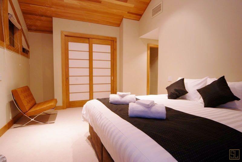 日本北海道泽可别墅卧室
