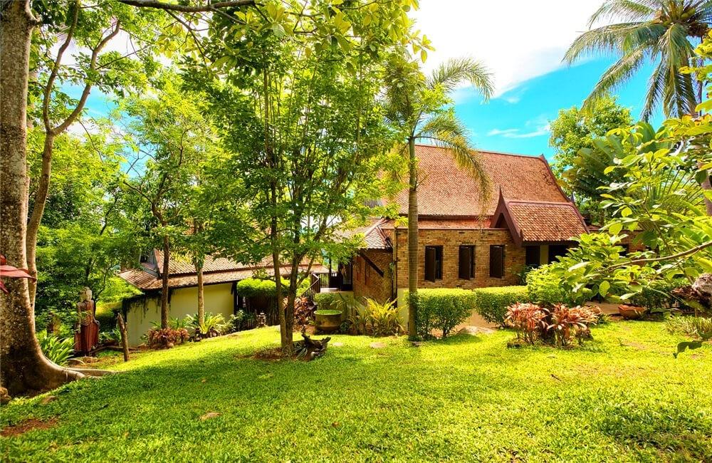 泰国苏梅岛柚木别墅草坪