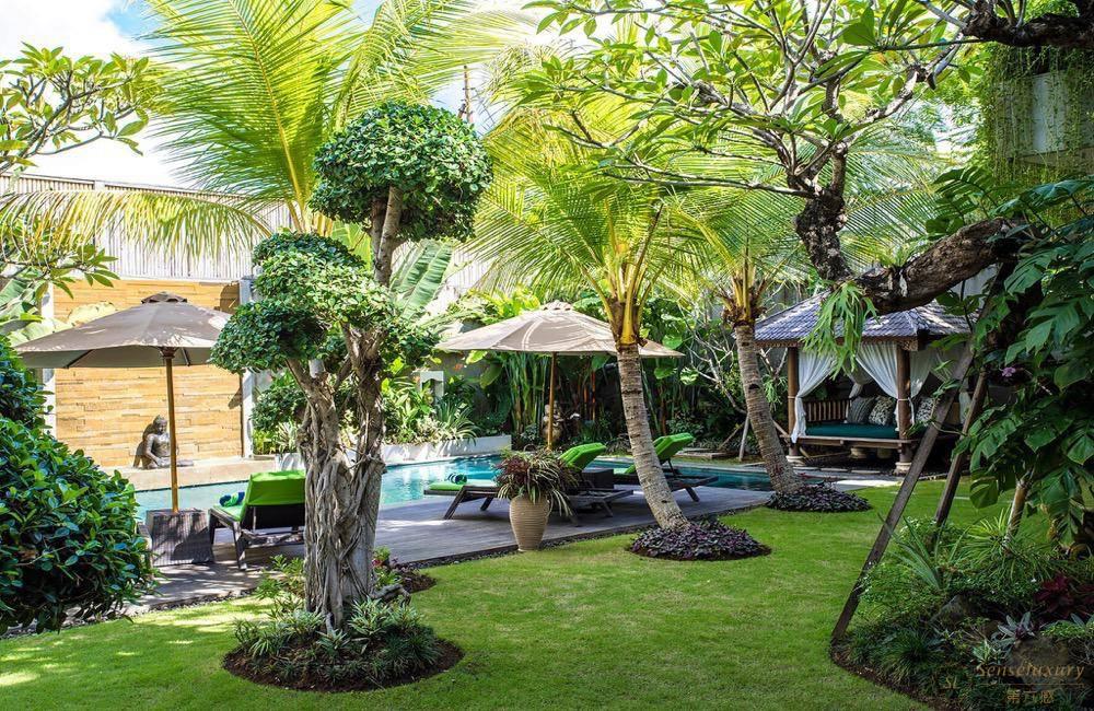 巴厘岛水明漾巴巴格别墅花园